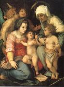 Andrea del Sarto The Holy Family with Angels (mk05) painting